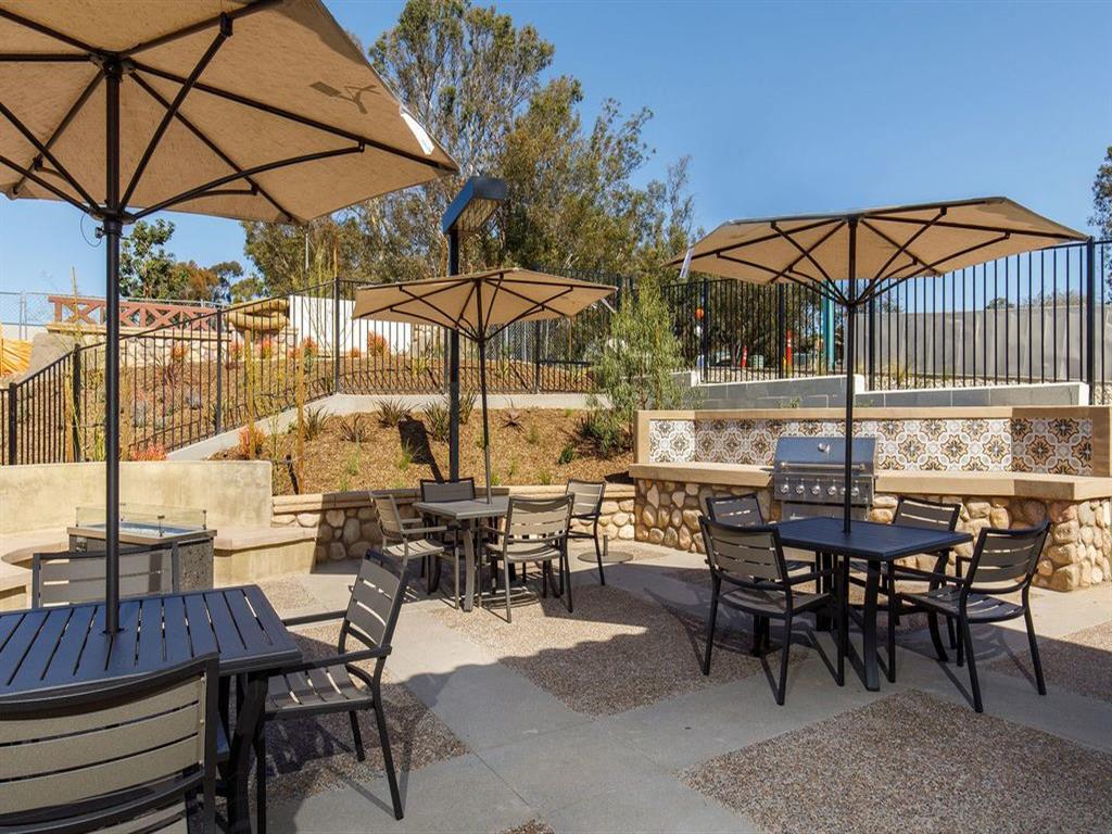 Barbecue area with tables to sit