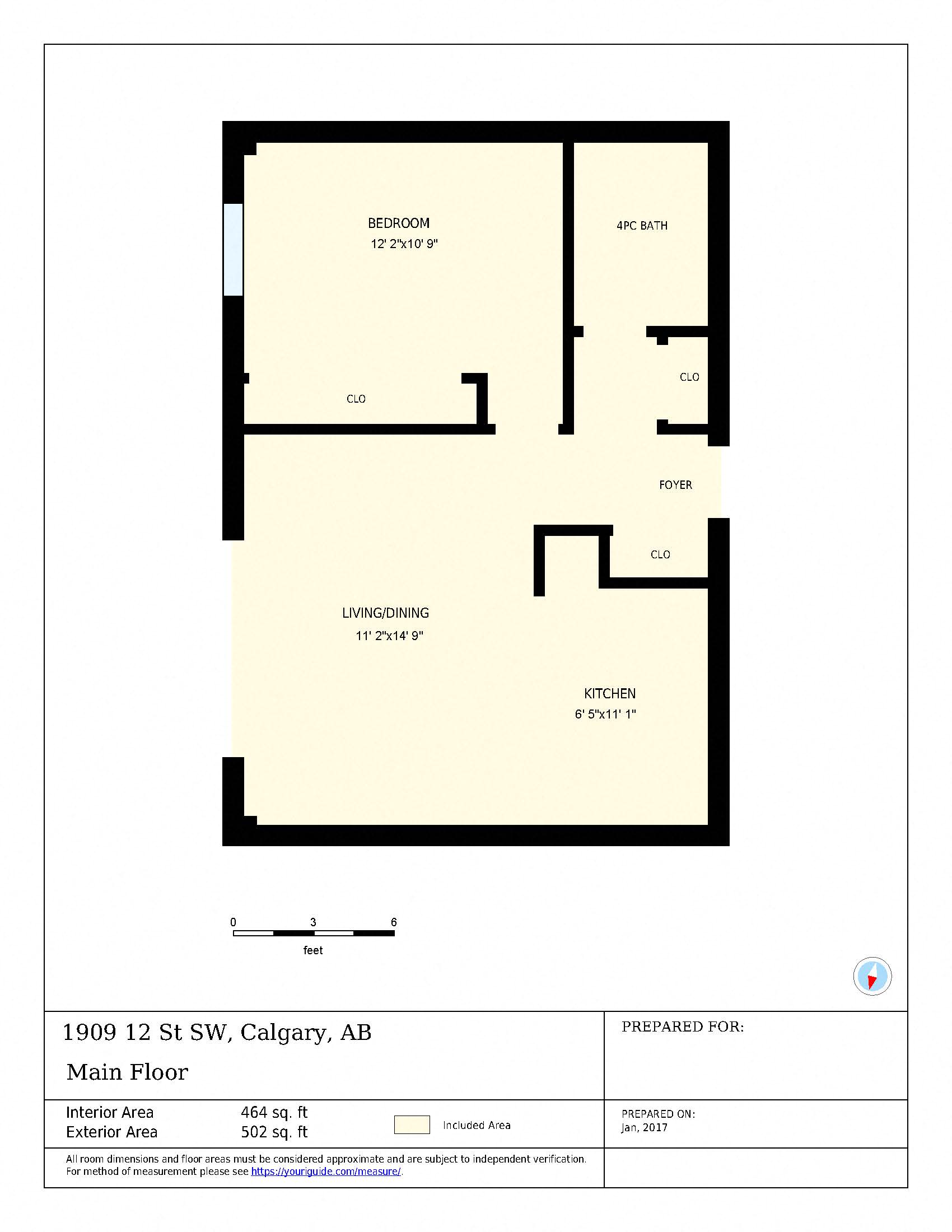 1 Bedroom 1 Washroom