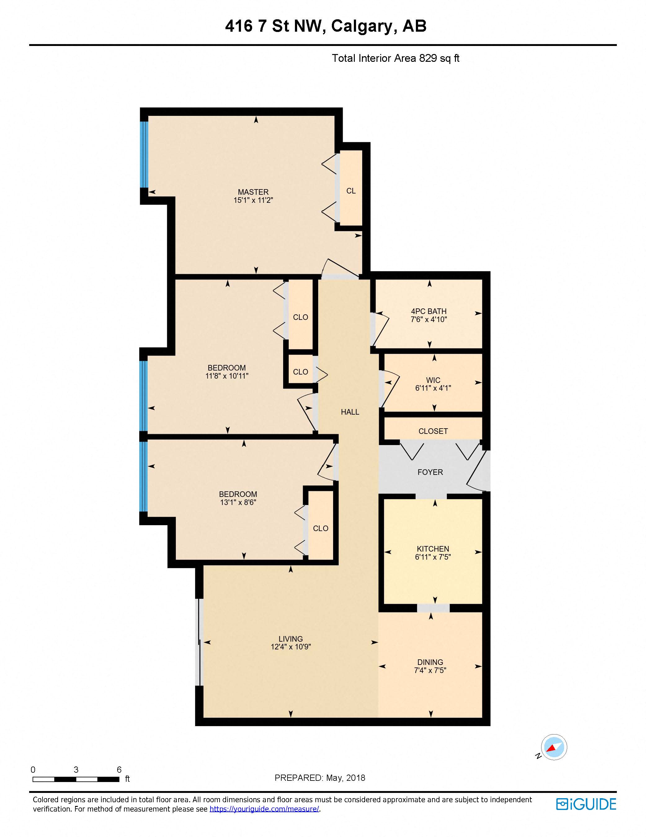 3 Bedroom 1 Washroom