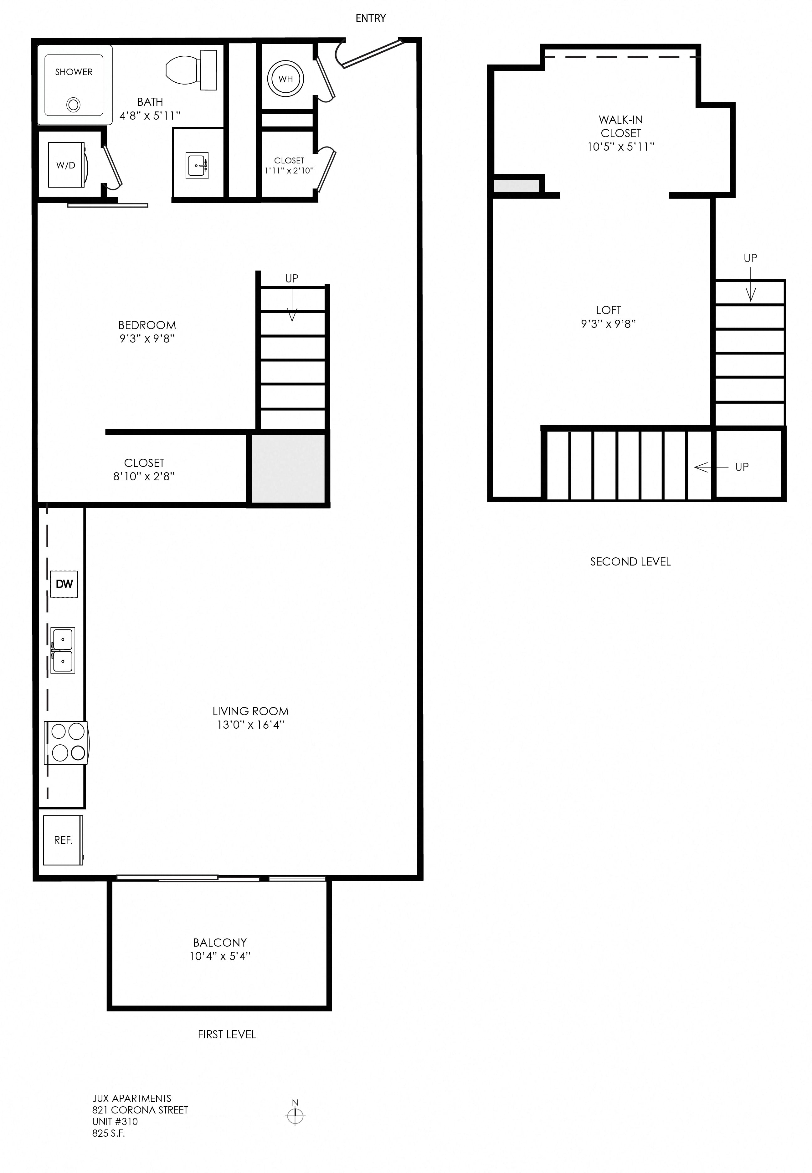 1 bedroom + Den for rent in Denver