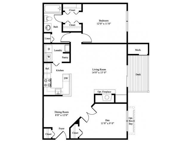 The Briarwood floor plan.