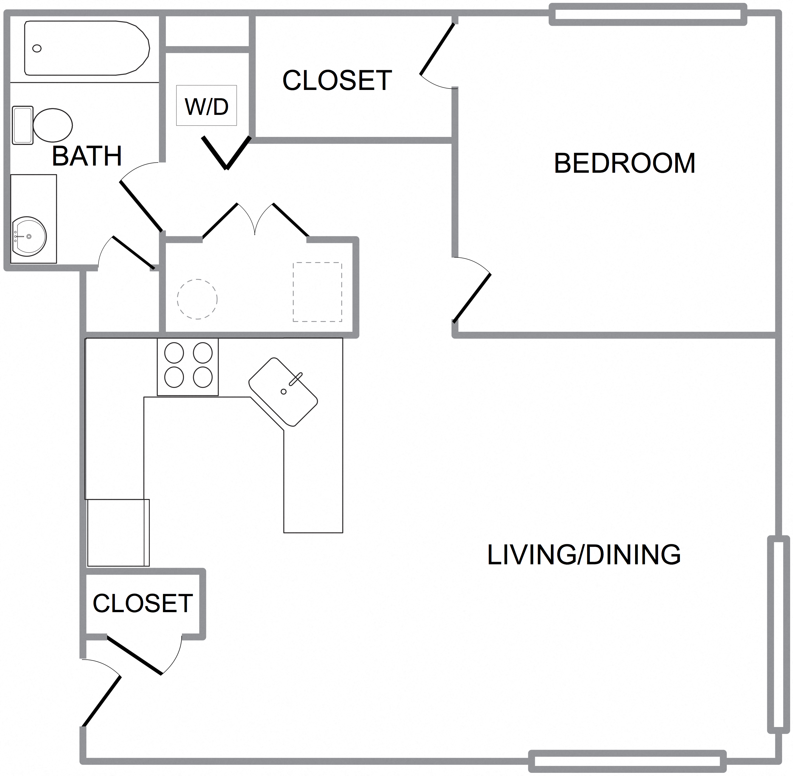 One Bedroom A