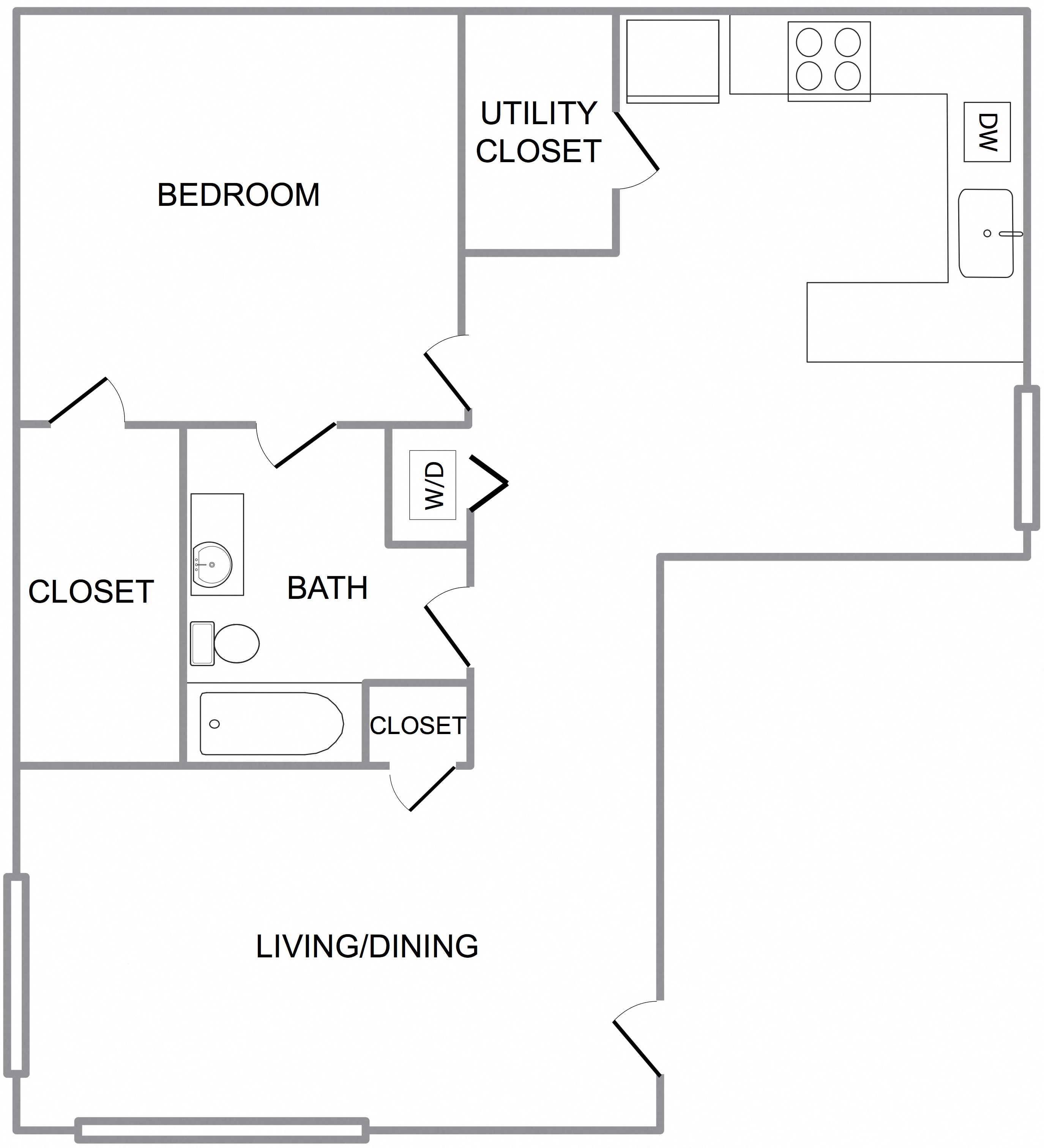 One Bedroom B