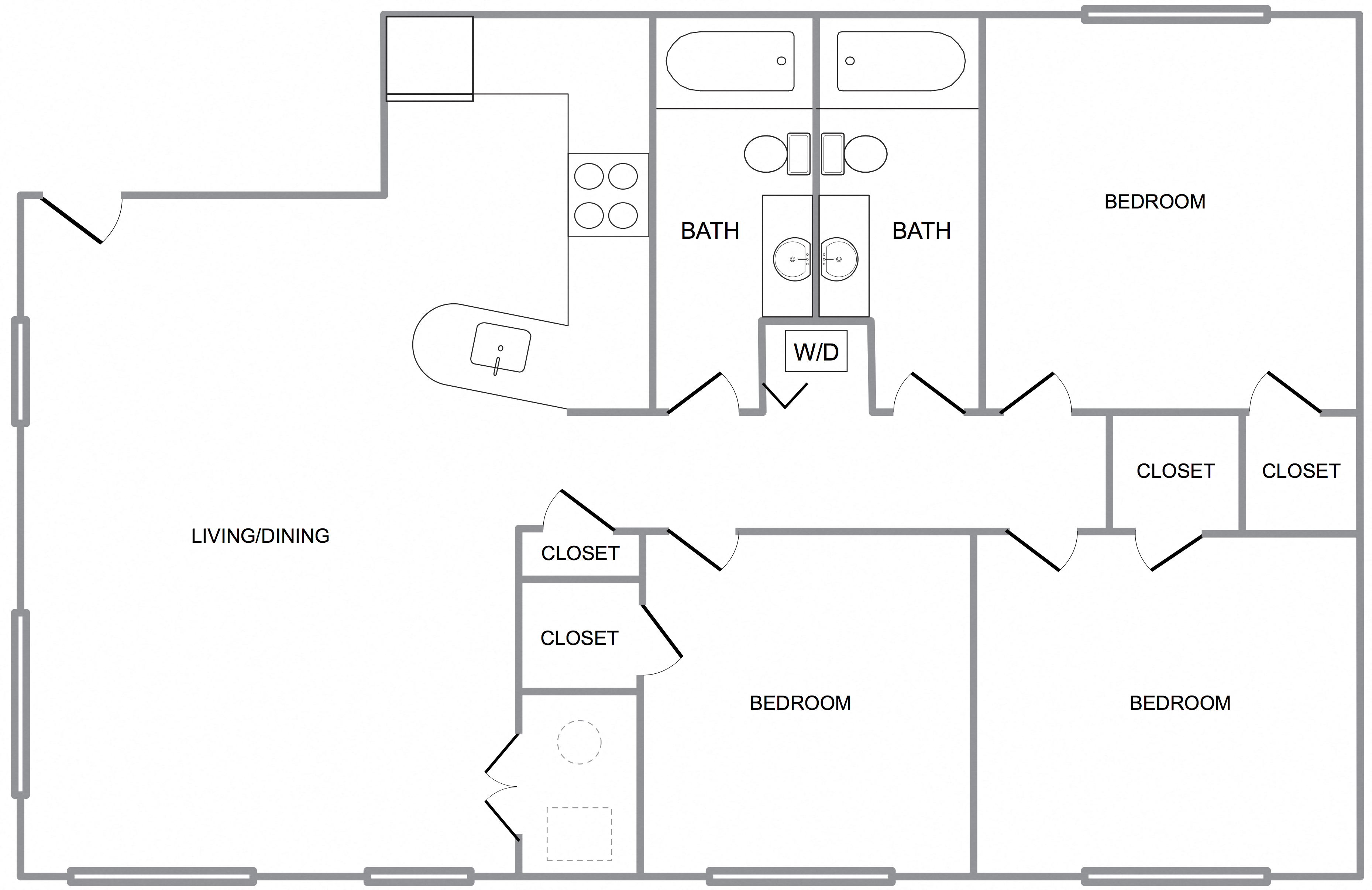 Three Bedroom B