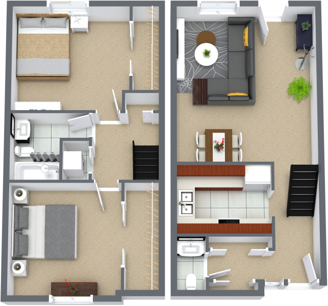 2 Bedroom