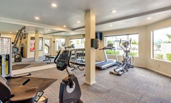 24-Hour Fitness Center with Top of the Line Equipment