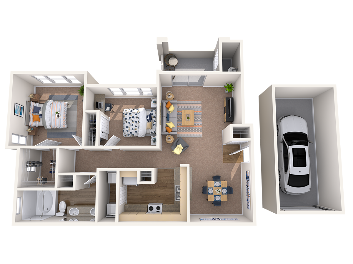 B1-1 with Attached Garage