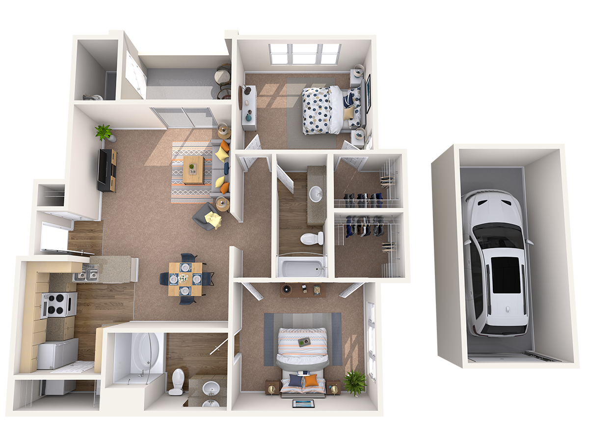 B9 with Attached Garage