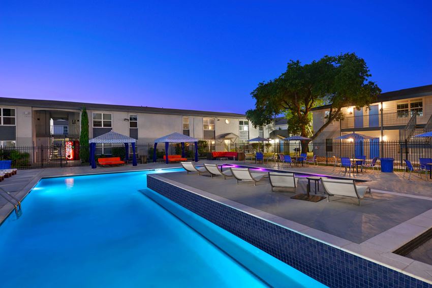 Swimming pool at Pearl Apartment Homes, College Station, TX, 77840 - Photo Gallery 1