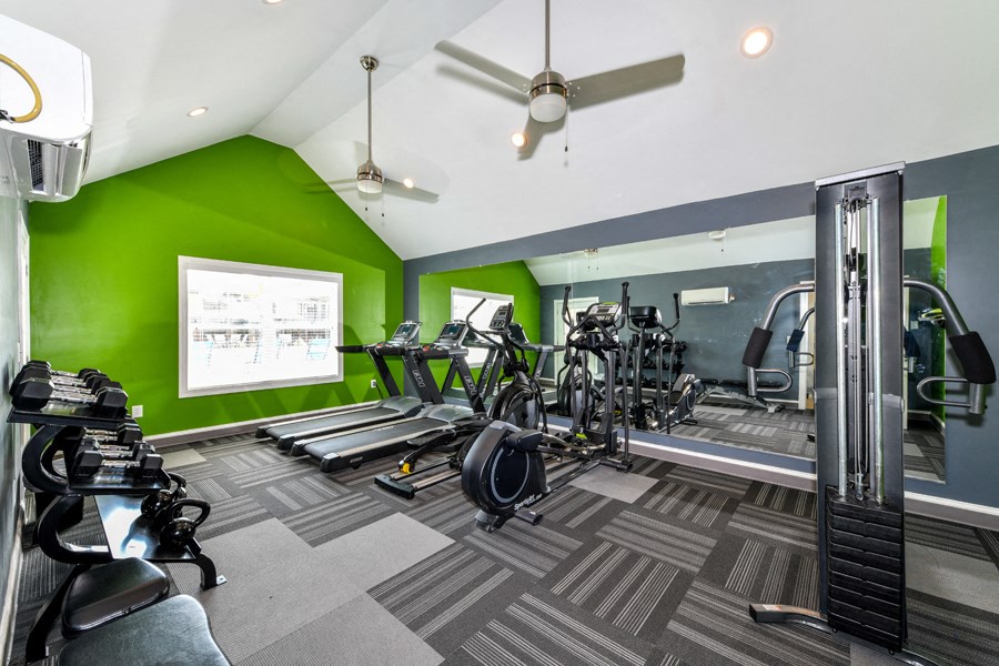 Modern fitness center at Lory of Savannah, Georgia, 31406