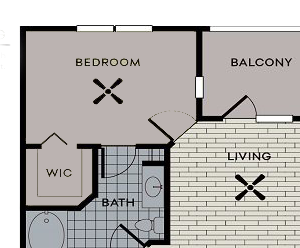 3 Bed 2 Bath Torino Floor Plan 3 Bed 2 Bath Torino Floor Plan at Century Deerwood Park, Jacksonville, FL, 32216