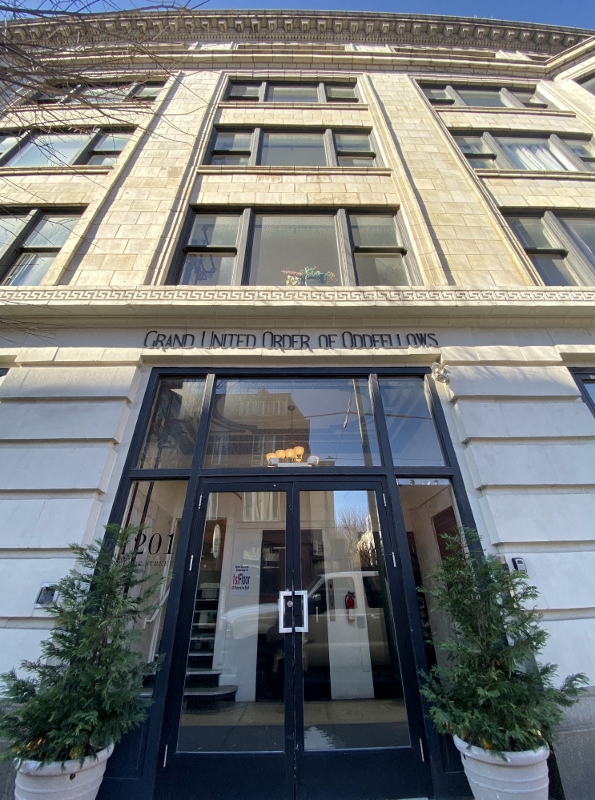 the front door of the grand imperial hotel