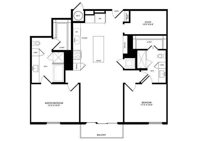 B1-ALT floor plan.