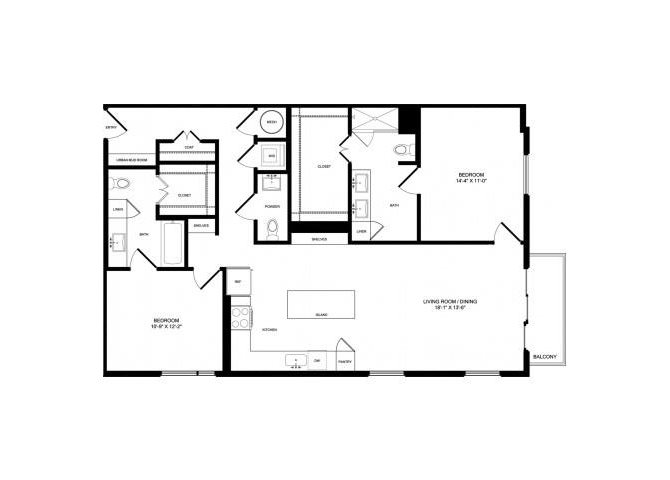 B4 floor plan.