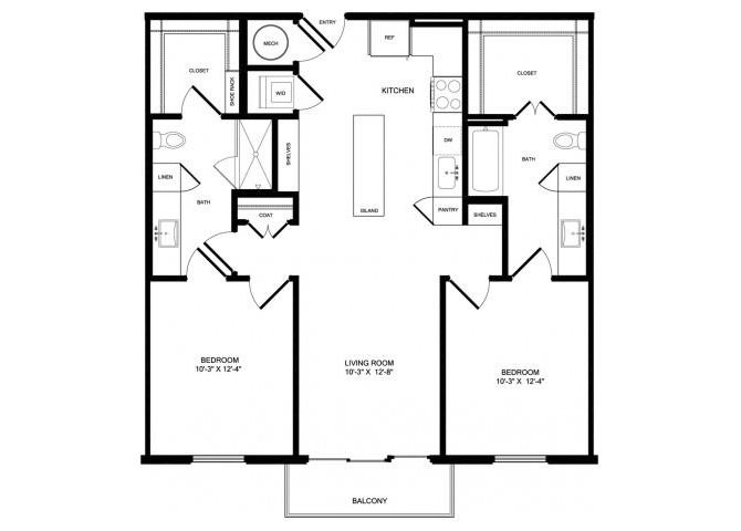 B6 floor plan.