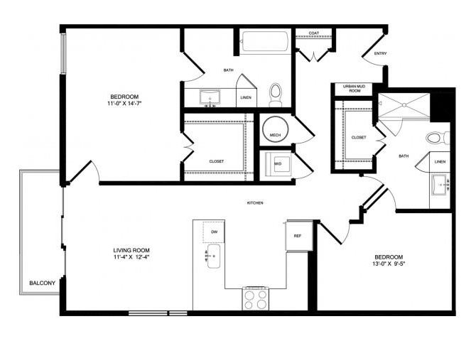 B7 floor plan.