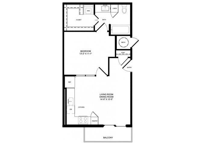 E1-ALT floor plan.
