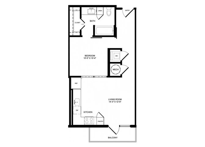 E1 floor plan.