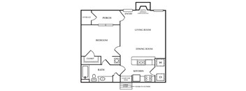 A1U floor plan.