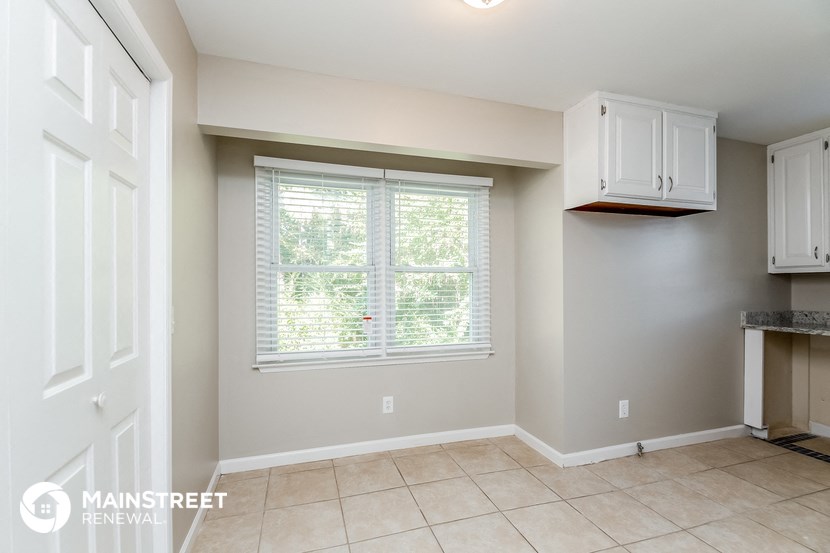 the kitchen is clean and ready to be remodeled