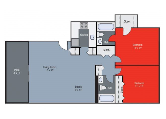 B2 Floor Plan 3