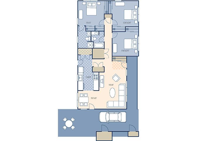Juniper Ridge 1372 Floor Plan 1