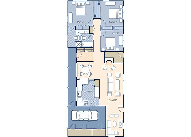Juniper Ridge 1800 Floor Plan 2