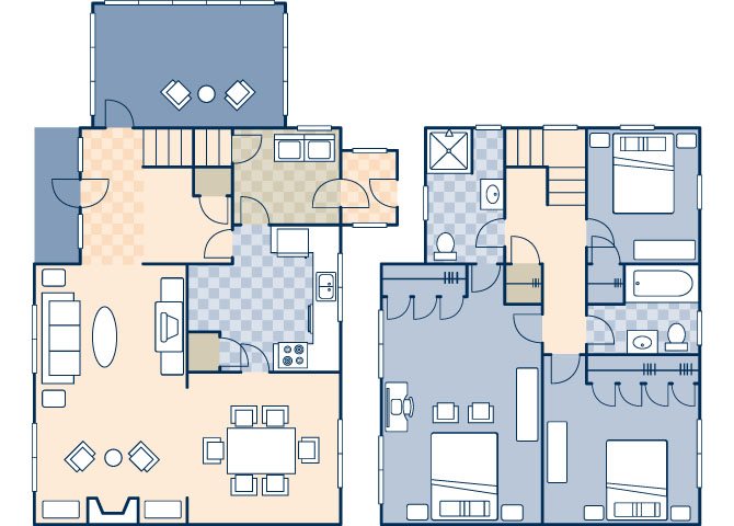 On Base Quarters 192 A & B 1723 Floor Plan 11