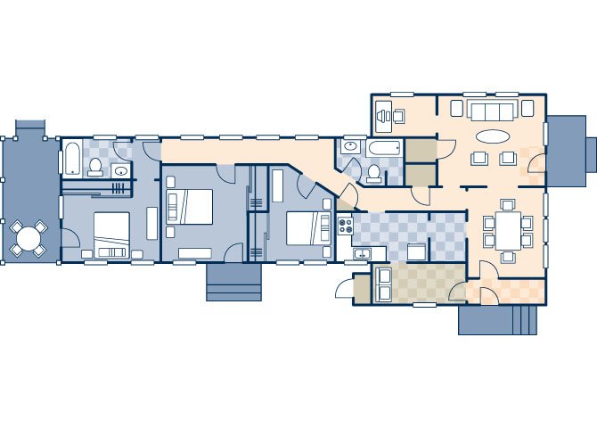 On Base Quarters H-3 and H-4 2080 Floor Plan 13