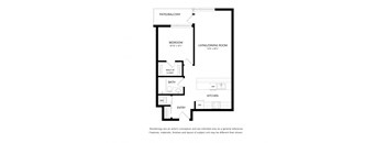 1 Bed 1 Bath
