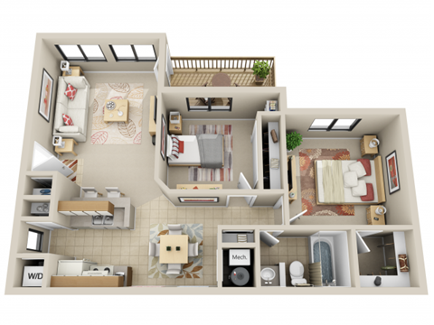 7100 Louisiana Blvd NE 1-2 Beds Apartment for Rent - Photo Gallery 20