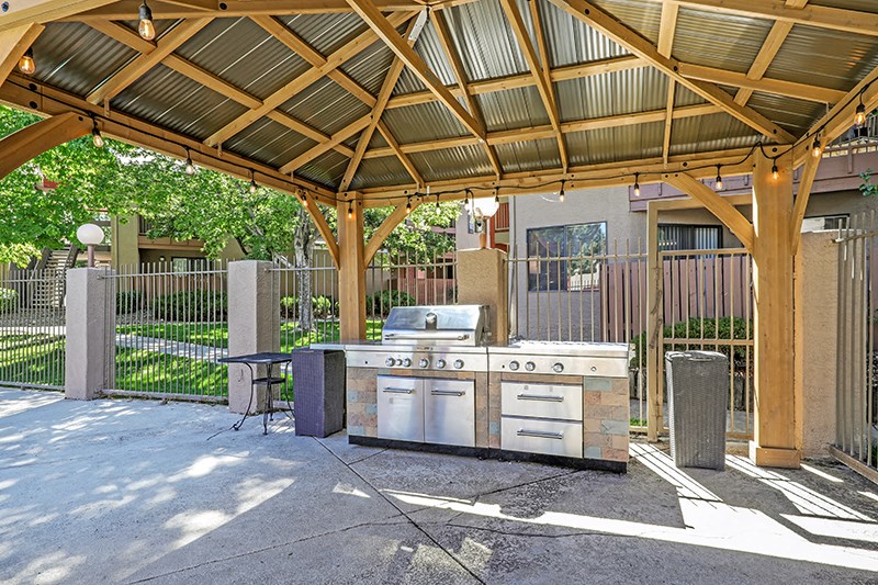 Pool Gazebo & Grilling Area