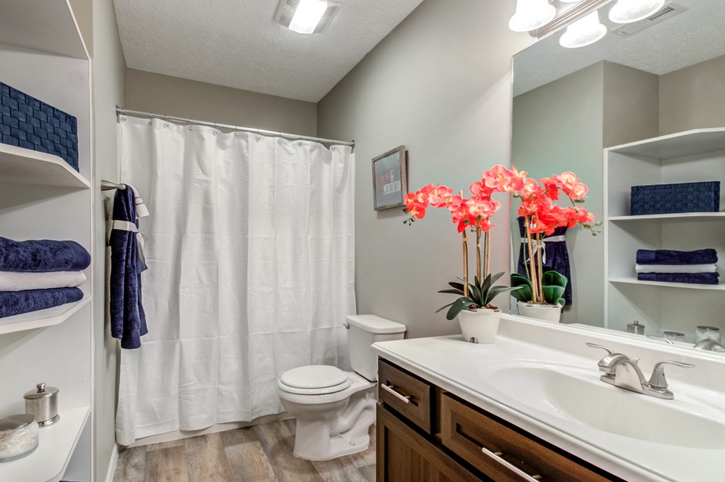 Bathroom at Estates at Brentwood Lake Apartments, Reynoldsburg, 43068