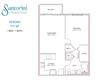 One bedroom apartment with private balcony for rent