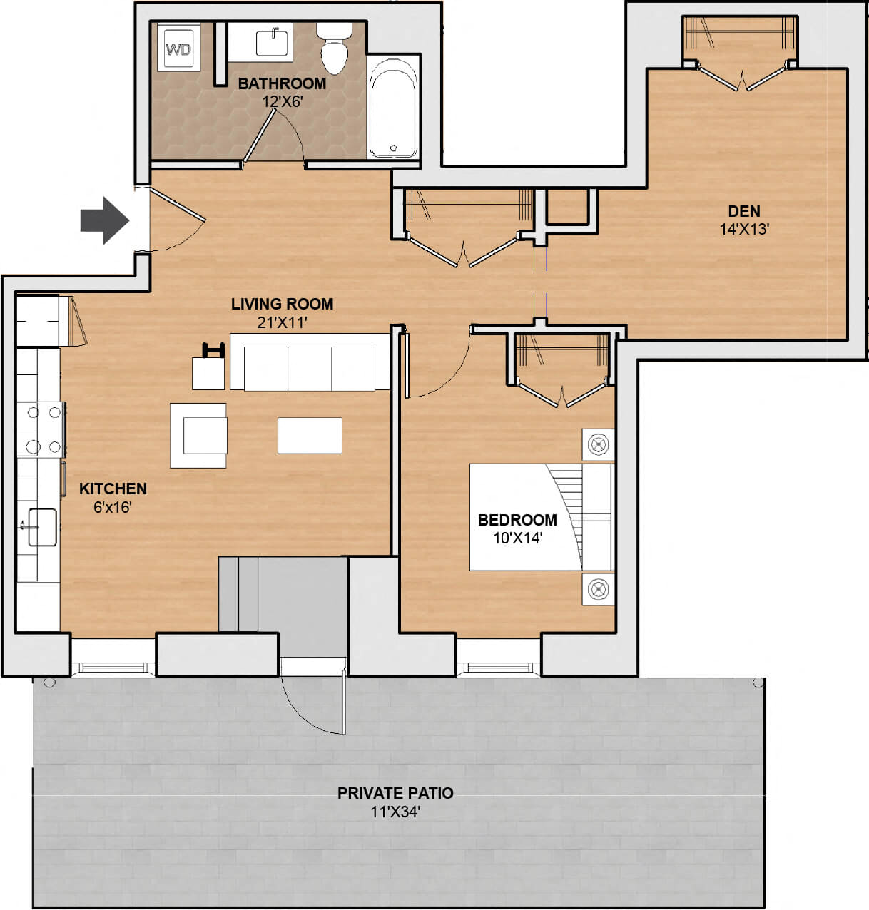 Photos of apartment on South Huntington Ave.,Boston MA 02130