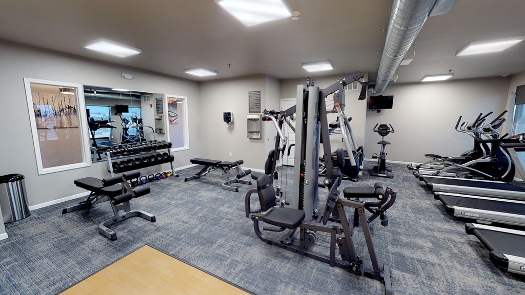 fitness center, gym equipment, workout room