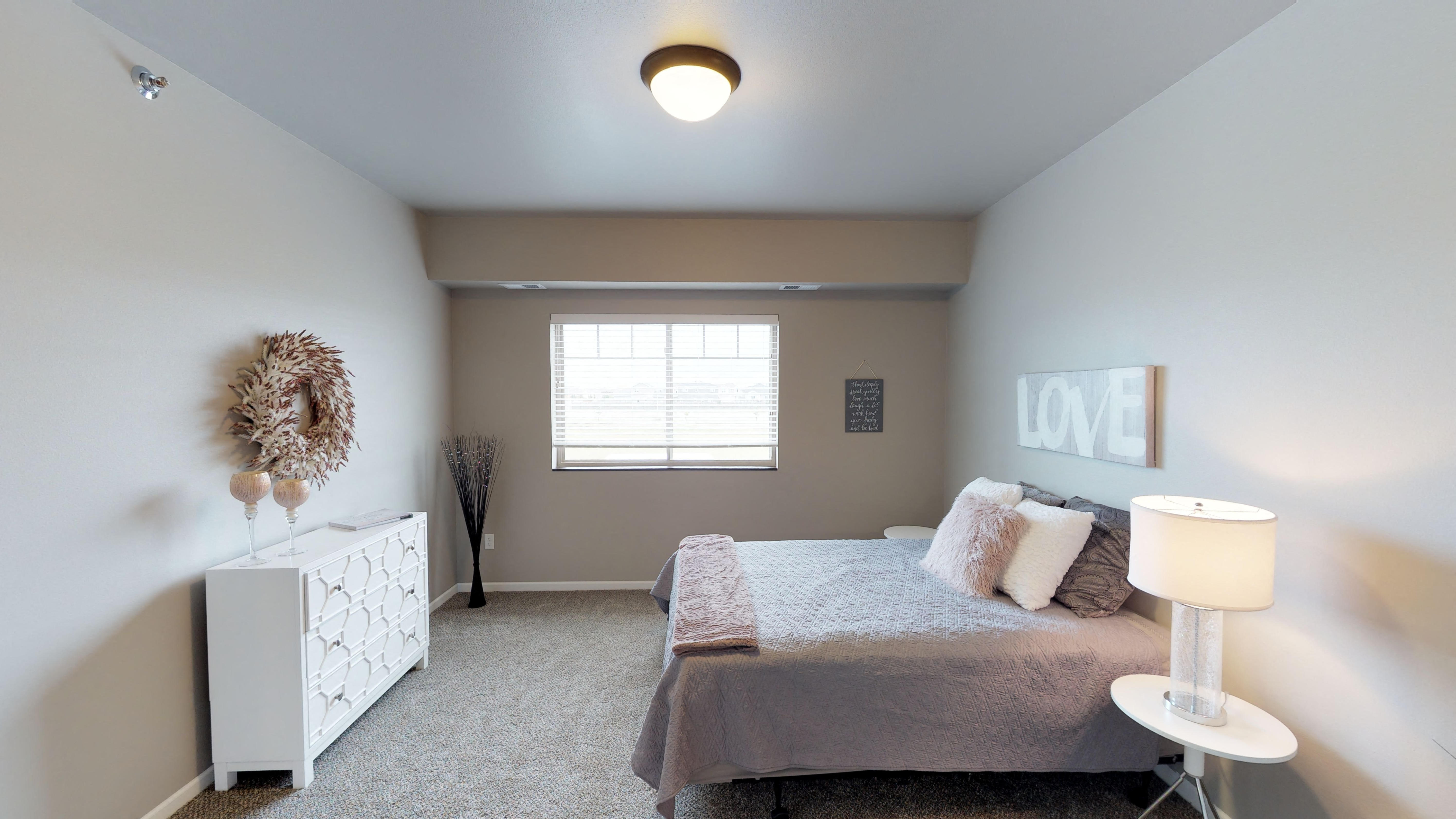 bedroom in grand apartments, fargo apartments