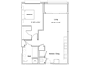 A37 Floor Plan A37 Floor Plan at Grey House Apartments in Houston, Texas
