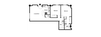 2 Bedroom/2 Bathroom