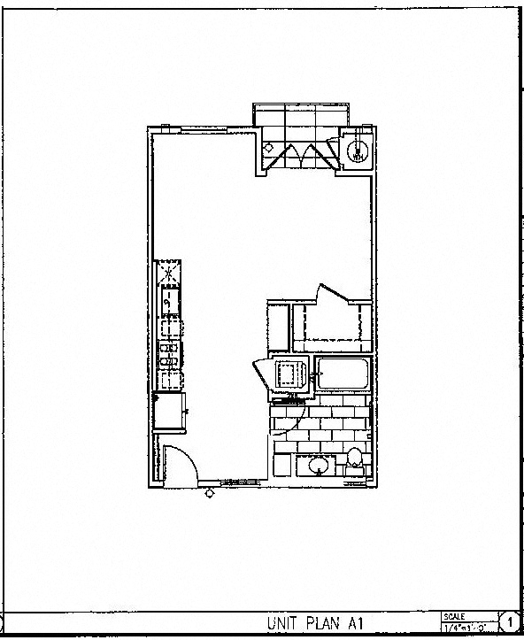 INclave floor plan A1