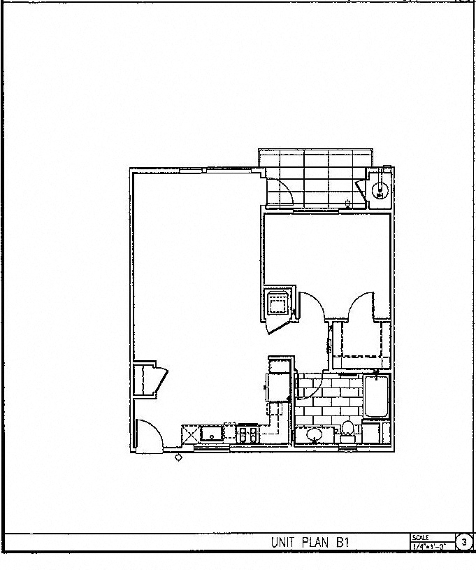 INclave floor plan B1