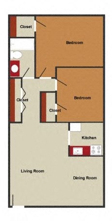 2 Bedroom 1 Bath 2 Bedroom 1 Bath