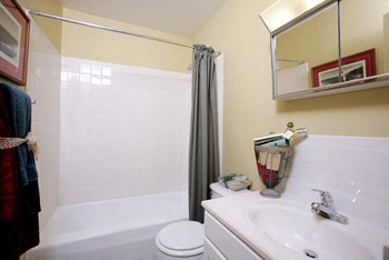 Bathroom Single Vanity at SoMa Apartments SoMa Apartments Mattapan Bathroom - Photo Gallery 5