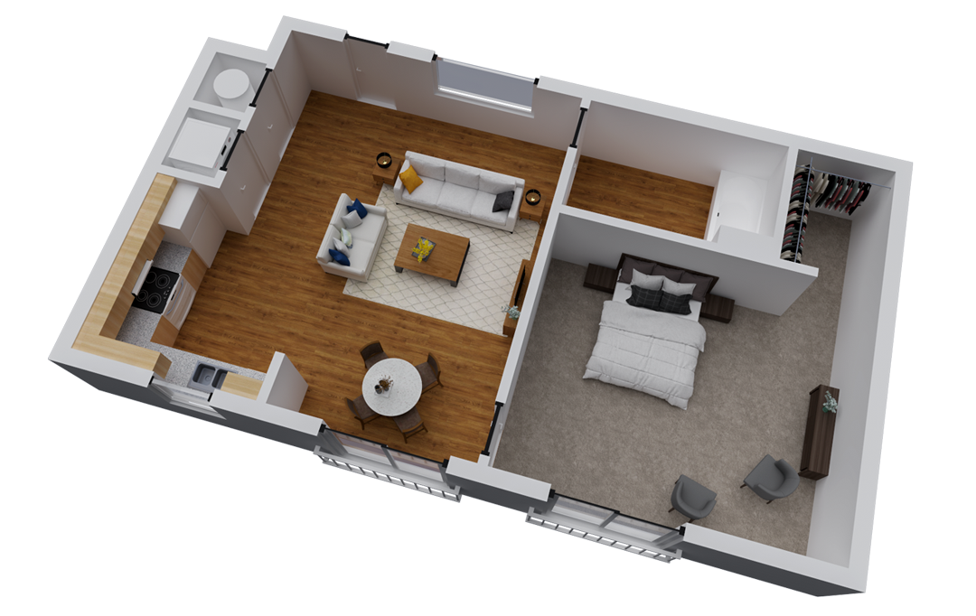 Florence Square | Aurora Apartments | 1x1 Sage