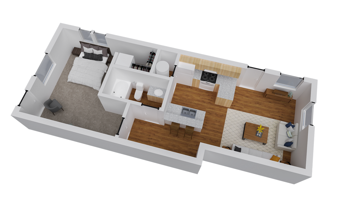 Florence Square | Aurora Apartments | 1x1 Sienna