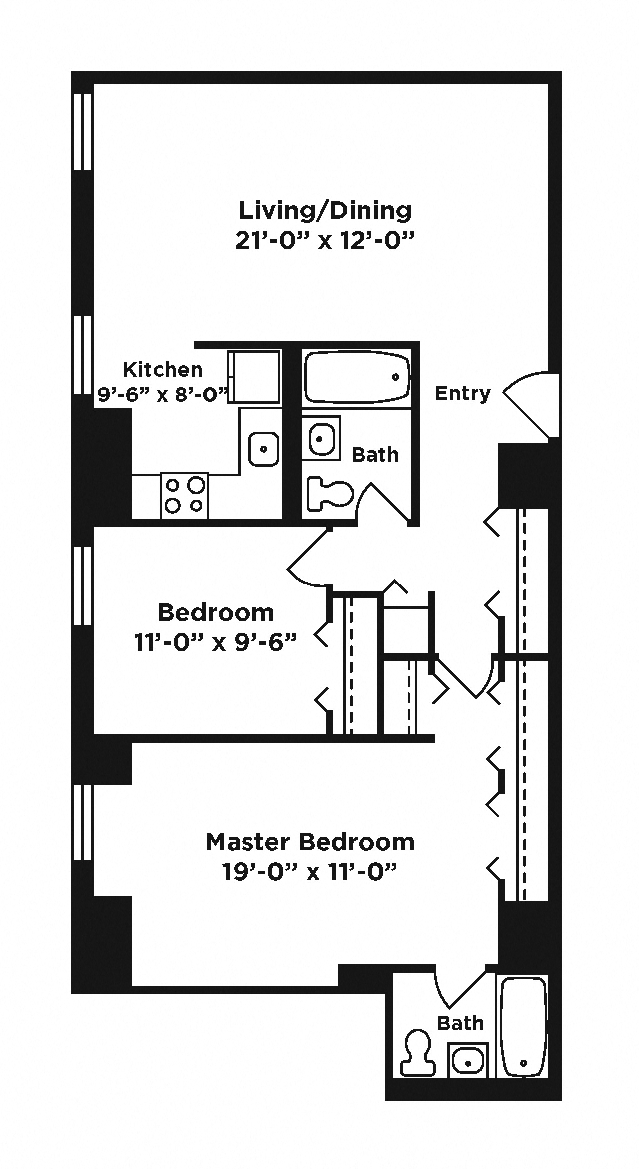 2 bedroom apartment at Webster Hall in Pittsburgh, PA