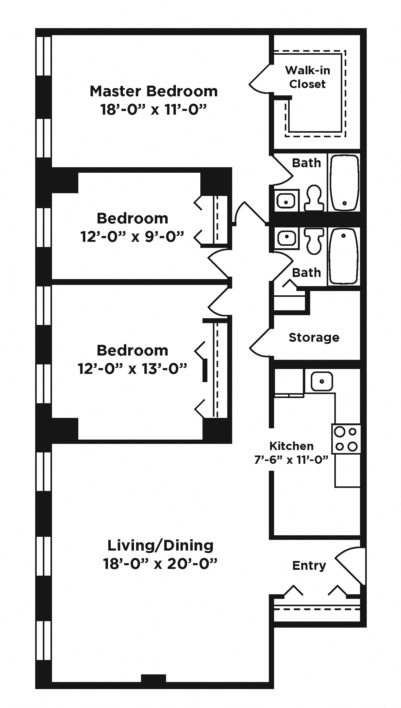 3 bedroom apartment at Webster Hall in Pittsburgh, PA