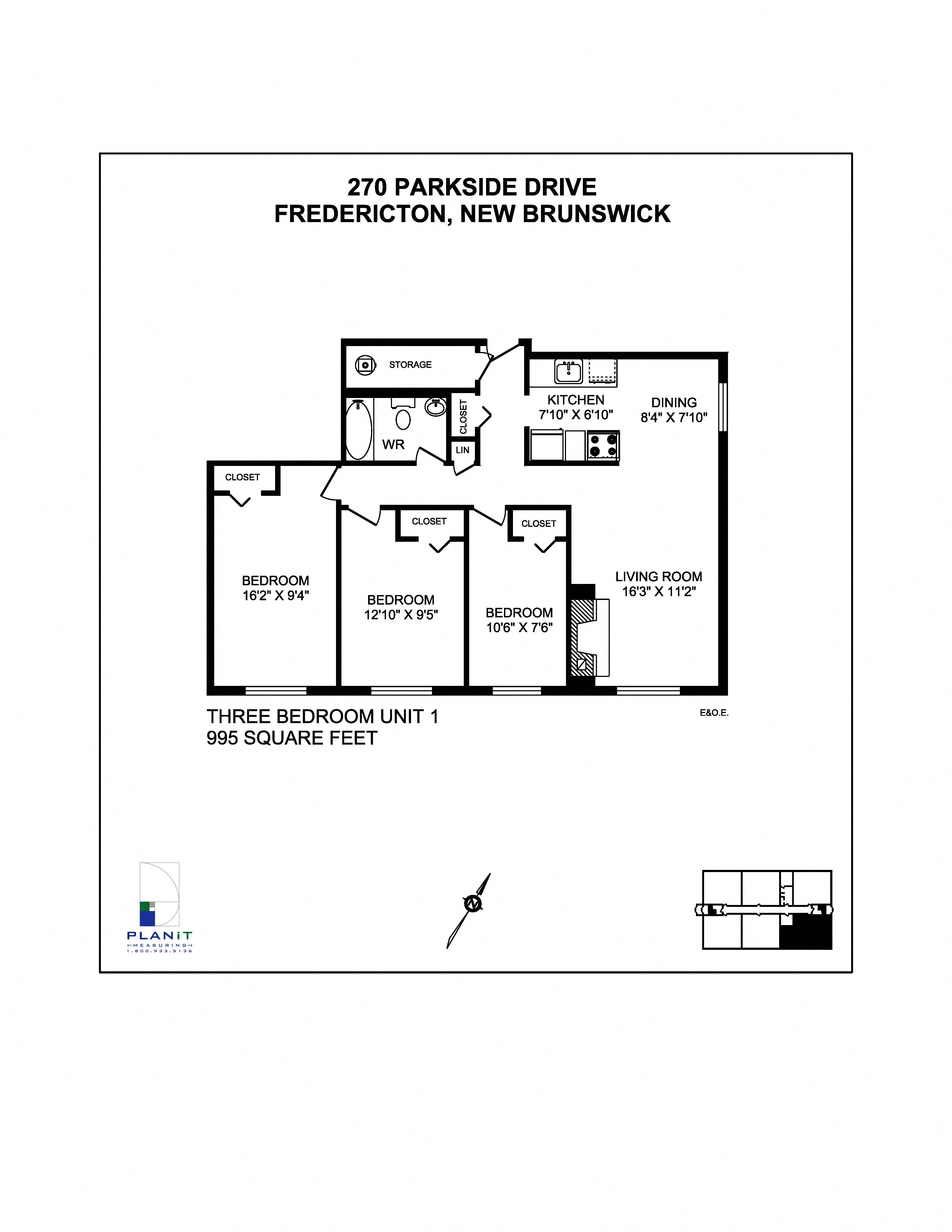 270 Parkside Drive Three Bedroom Image