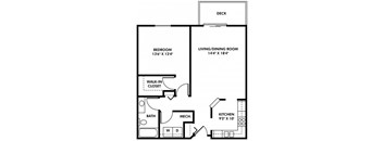 1 Bedroom Large