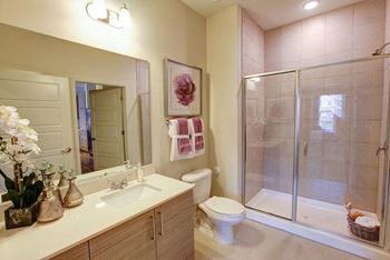 Walk-in Showers in Select Plans*